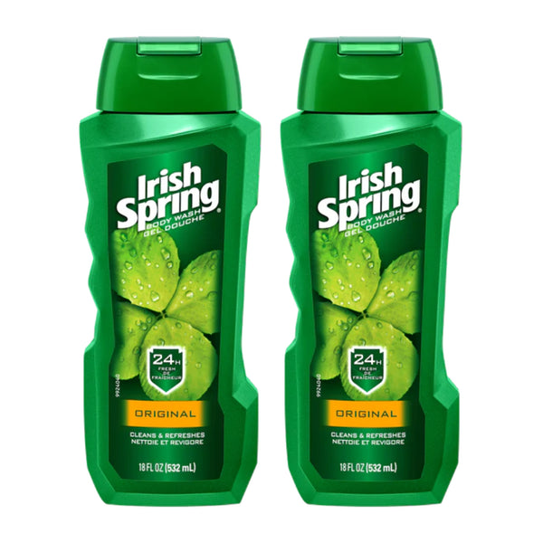 Irish Spring Body Wash - Original, 18 fl oz (Pack of 2)