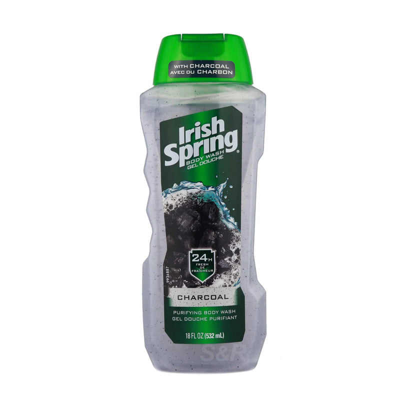 Irish Spring Body Wash - Charcoal, 18 fl oz