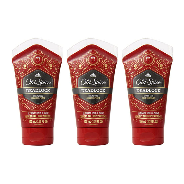 Old Spice Deadlock Spiking Glue, 100ml (Pack of 3)