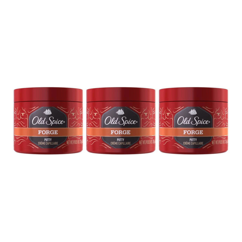 Old Spice Forge Putty Creme, 25gm (Pack of 3)