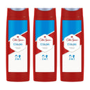 Old Spice Cooling Shower 2-In-1 Gel + Shampoo, 400ml (Pack of 3)