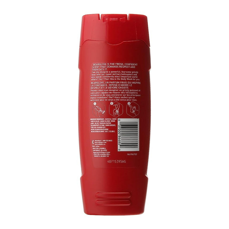 Old Spice Bearglove 2-In-1 Shower Gel & Shampoo, 400ml (Pack of 6)