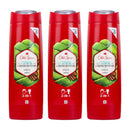 Old Spice Citron Sandalwood Scent 2-In-1 Shower Gel + Shampoo, 400ml (Pack of 3)
