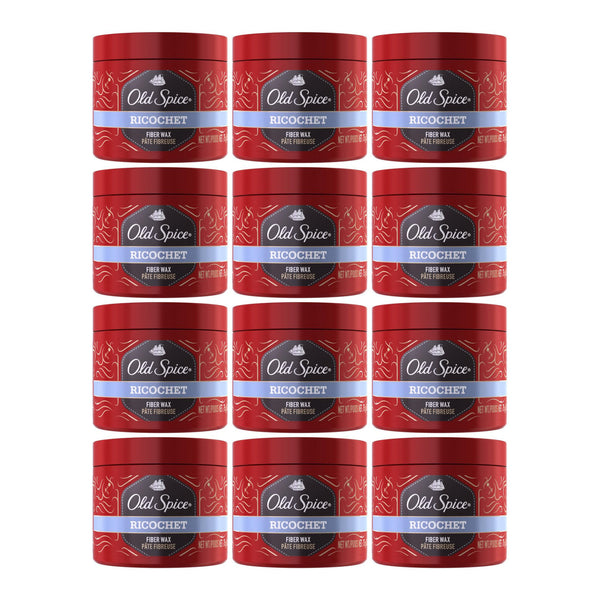 Old Spice Ricochet Fiber Wax, 75gm (Pack of 12)
