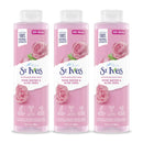 St. Ives Rose Water & Aloe Vera Refreshing Body Wash, 22 fl oz (Pack of 3)