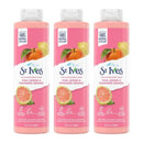 St. Ives Pink Lemon & Mandarin Orange Body Wash, 22 fl oz (Pack of 3)