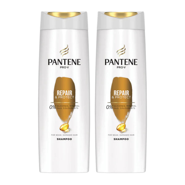 Pantene Pro-V Repair & Protect Shampoo For Weak Damaged Hair, 360ml (Pack of 2)