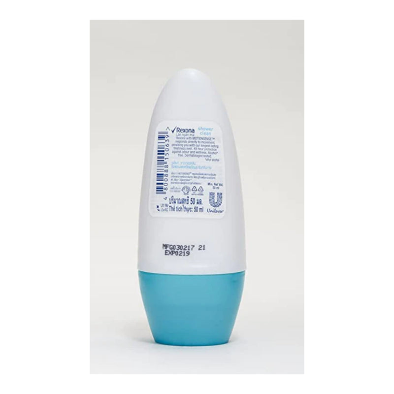 Rexona Motionsense Shower Clean Roll-On Deodorant,  50ml