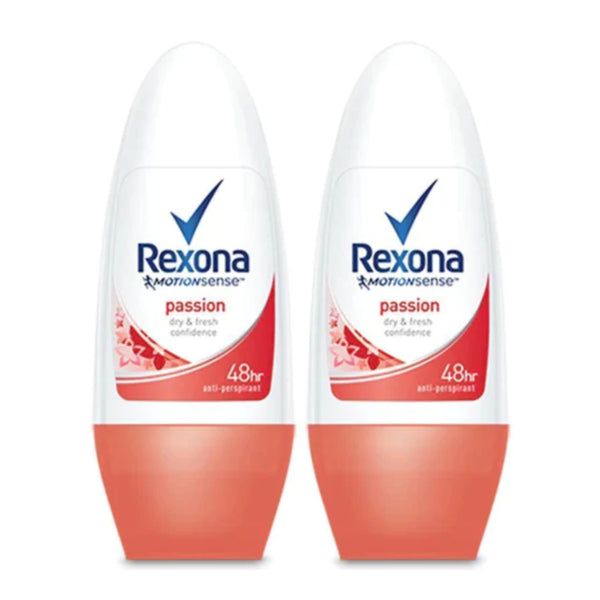 Rexona Motionsense Passion Dry & Fresh Confidence Roll-On, 50ml (Pack of 2)