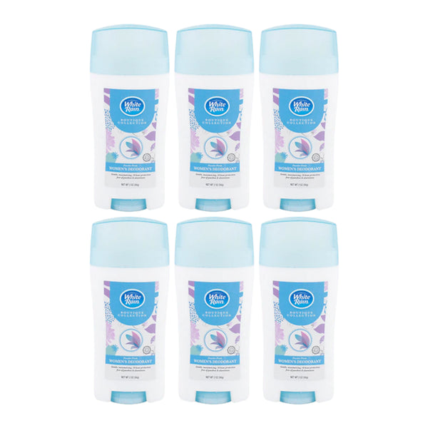 White Rain Powder Fresh Women's Deodorant, 2 oz (Pack of 6)