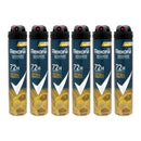 Rexona Men Advanced Football Fanatics 72H Deodorant Spray, 6.7 oz (Pack of 6)