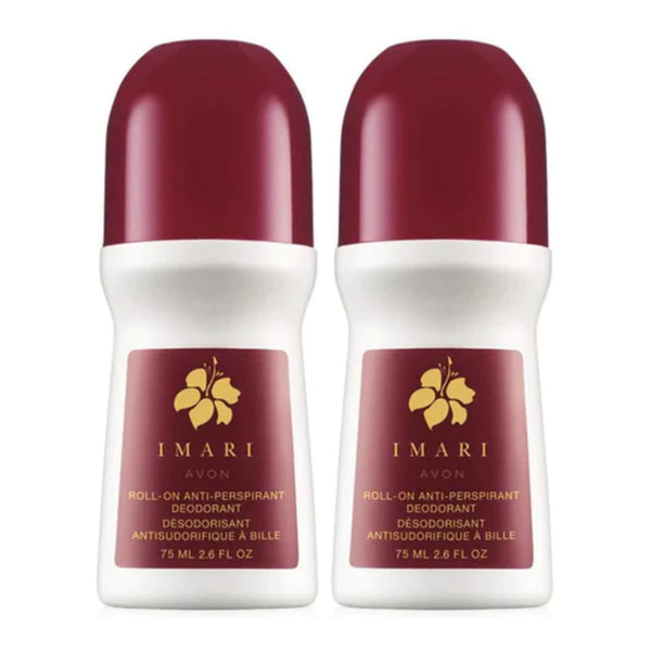 Avon Imari Roll-On Antiperspirant Deodorant, 75 ml 2.6 fl oz (Pack of 2)