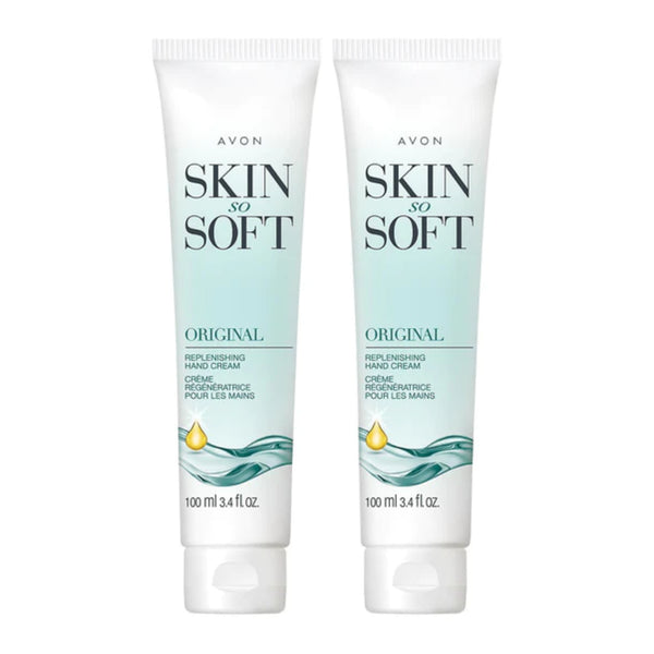 Avon Skin So Soft - Original Hand Cream, 3.4 fl oz (100ml) (Pack of 2)