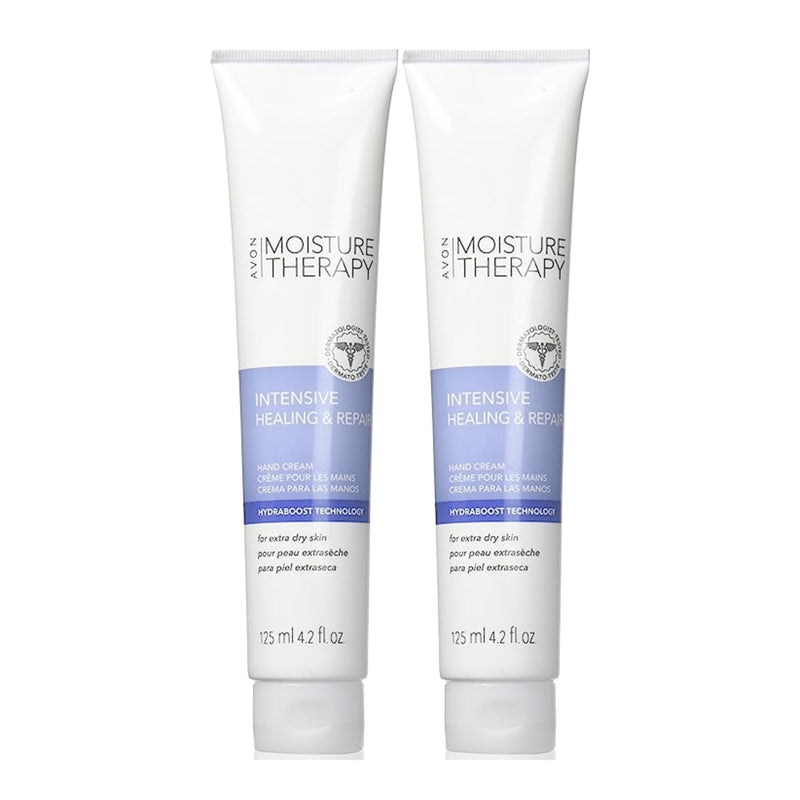 Avon Moisture Therapy Intensive Healing & Repair Hand Cream, 125ml (Pack of 2)