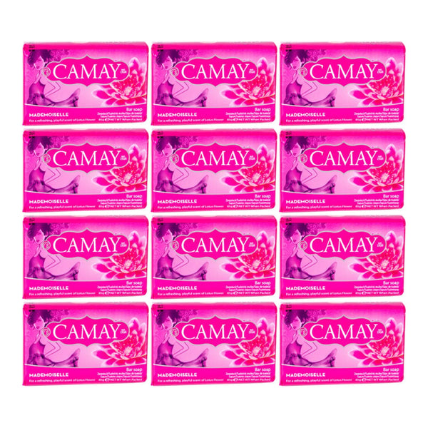 Camay France Mademoiselle Beauty Bar Soap, 85gm (Pack of 12)