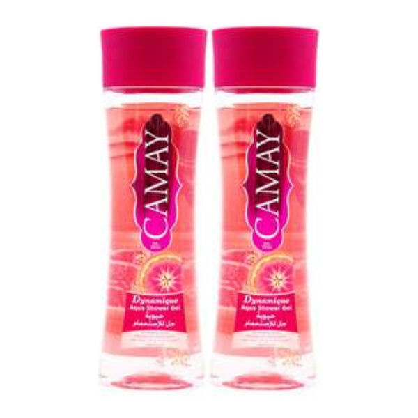 Camay Aqua Shower Gel, 250 ml (Pack of 2)