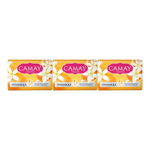 Camay France Dynamique Beauty Bar Soap, 85gm (Pack of 3)