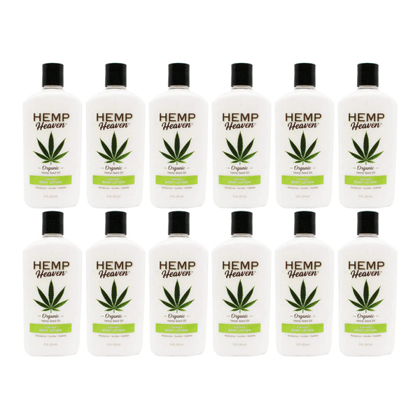 Hemp Heaven Natural Hemp Seed Oil Body Lotion - Coconut, 12 oz. (Pack of 12)