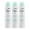 Dove Sensitive Anti-Perspirant Deodorant Body Spray, 150 ml (Pack of 3)