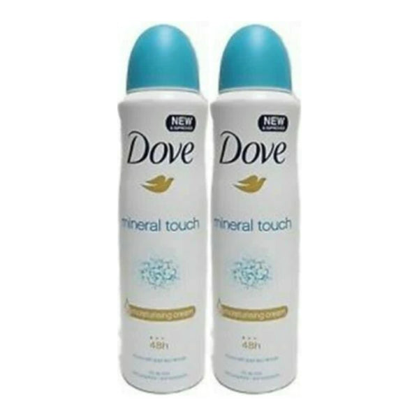 Dove Mineral Touch Anti-Perspirant Deodorant Body Spray, 150 ml (Pack of 2)