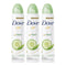 Dove Go Fresh Cucumber & Green Tea Scent Deodorant Spray, 150 ml (Pack of 3)
