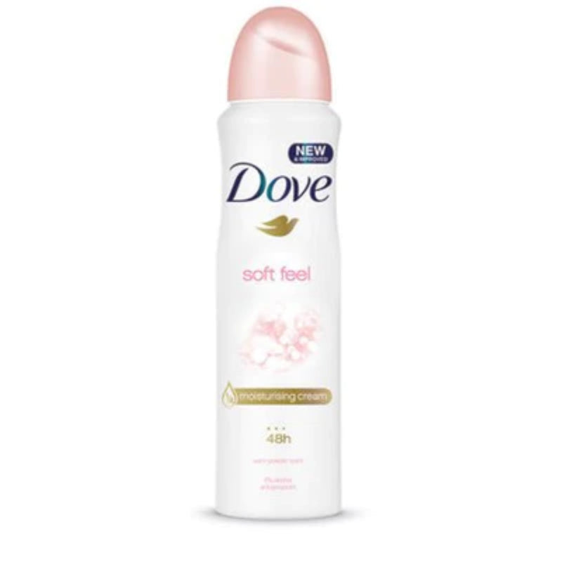 Dove Soft Feel Warm Powder Scent Deodorant Body Spray, 150ml