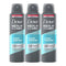 Dove Men+Care Clean Comfort Deodorant Body Spray, 150ml (Pack of 3)