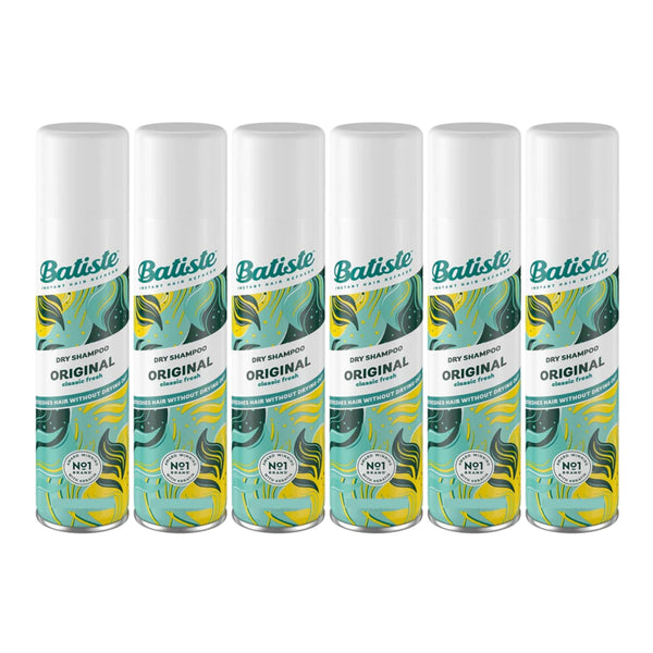 Batiste Original Dry Shampoo - Clean & Classic, 6.73 fl oz. (Pack of 6)