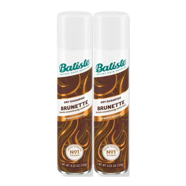 Batiste Hint of Color Beautiful Brunette Dry Shampoo, 6.73 fl oz. (Pack of 2)