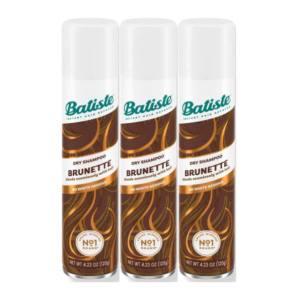 Batiste Hint of Color Beautiful Brunette Dry Shampoo, 6.73 fl oz. (Pack of 3)