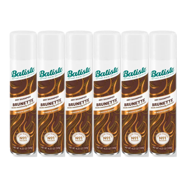 Batiste Hint of Color Beautiful Brunette Dry Shampoo, 6.73 fl oz. (Pack of 6)