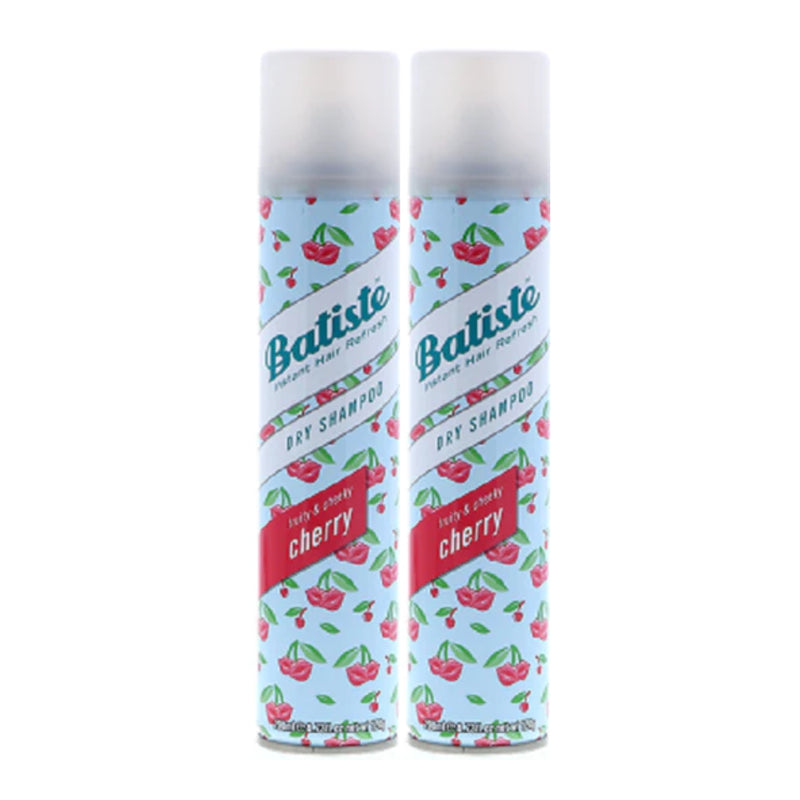 Batiste Cherry Dry Shampoo - Fruity & Cheeky, 200ml (Pack of 2)