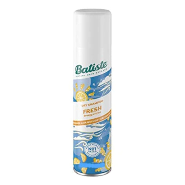 Batiste Fresh Dry Shampoo - Breezy Citrus Scent, 200ml