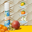 Batiste Fresh Dry Shampoo - Breezy Citrus Scent, 200ml (Pack of 6)