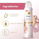 Dove Uniform Tone w/ Calendula Oil & Vitamin E Body Spray, 150 ml (Pack of 3)
