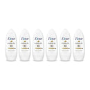 Dove Invisible Dry Antiperspirant Roll On Deodorant, 50ml (Pack of 6)