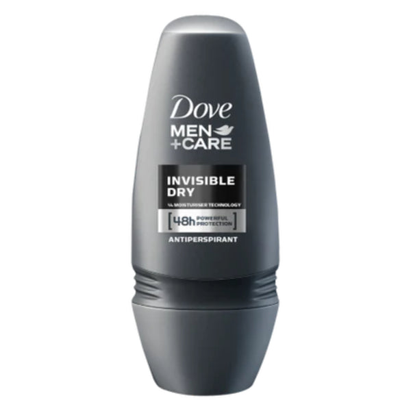 Dove Men+Care Invisible Dry Antiperspirant Roll On Deodorant, 50ml