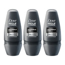 Dove Men+Care Invisible Dry Antiperspirant Roll On Deodorant, 50ml (Pack of 3)