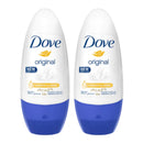 Dove Original Antiperspirant Roll On Deodorant, 50ml (Pack of 2)