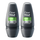 Dove Men + Care Extra Fresh Antiperspirant Roll On Deodorant, 50ml (Pack of 2)