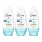 Dove Mineral Touch Antiperspirant Roll On Deodorant, 50ml (Pack of 3)