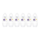 Dove Relaxing Ritual Lavender & Rose Extract Roll On Deodorant 50ml (Pack of 6)