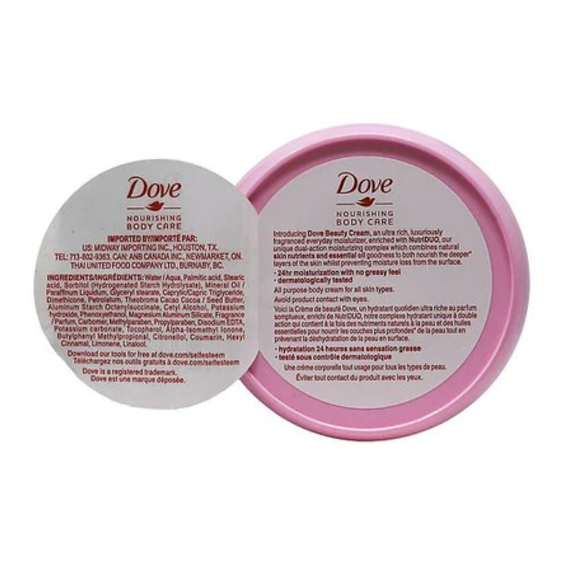 Dove Nourishing Body Care Beauty Cream for Face & Body, 75ml