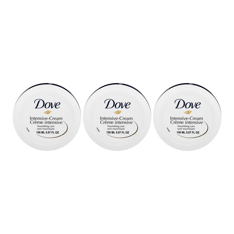 Dove Nourishing Body Care Rich Nourishment Cream, 150ml (Pack of 3)