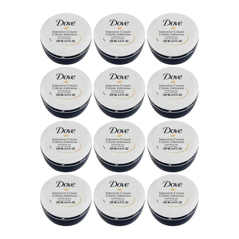Dove Intensive-Cream Nourishing Care, 250ml (Pack of 12)