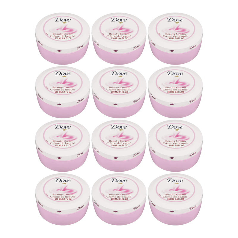 Dove Nourishing Body Care Beauty Cream for Face & Body, 250ml (Pack of 12)