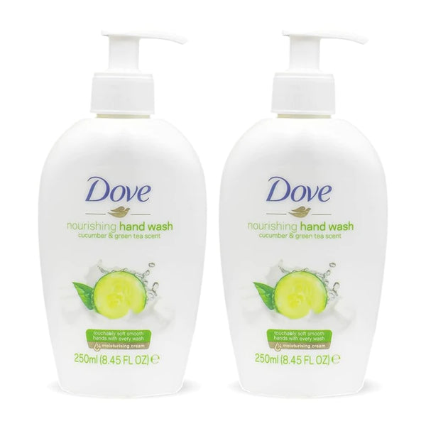 Dove Nourishing Cucumber & Green Tea Scent Hand Wash, 250ml (Pack of 2)