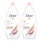Dove Renewing Glow with Pink Clay Shower Gel, 16.9oz (Pack of 2)