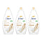 Dove Nourishing Silk Dry Skin Body Wash, 16.9oz (Pack of 3)