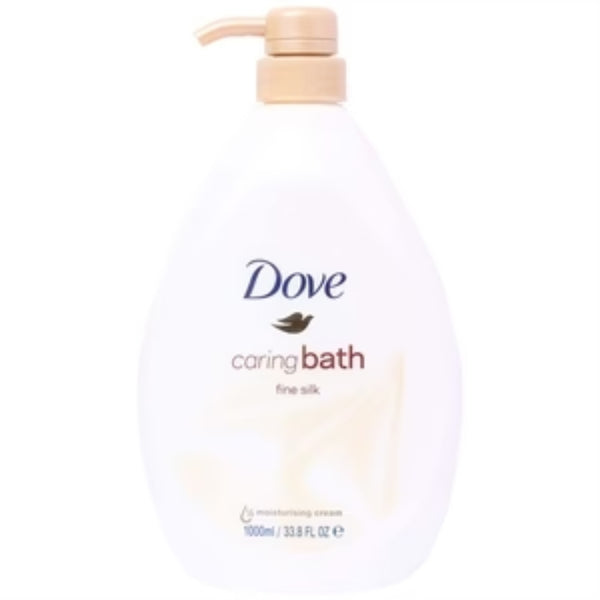 Dove Caring Bath Fine Silk Body Wash, 33.8 fl oz.